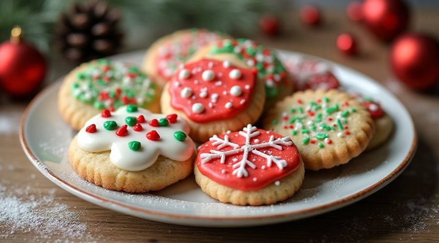 In der Weihnachtsbäckerei